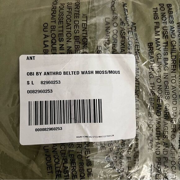 Anthropologie Belted Utility Jacket NEW Size Large - Picture 10 of 12